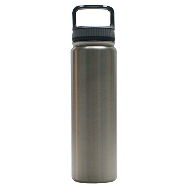 The 23.5 oz Brushed Stainless Steel Double Wall Bottle gives any logo a straightforward and timeless look while appealing to active or outdoor lifestyles.
