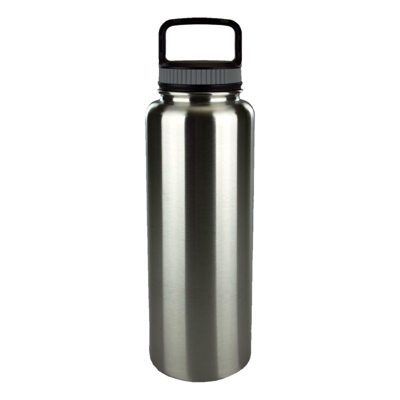 Featured image for “32 oz Brushed Stainless Steel Double Wall Growler Bottle”