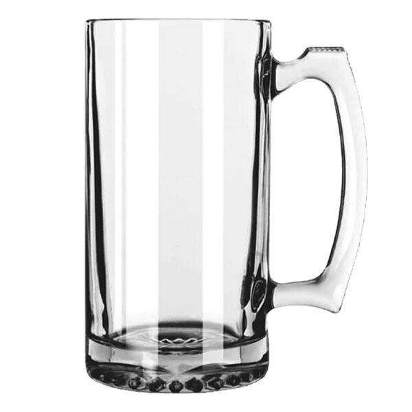 25 oz Super Mug made by Libbey glass used for beers, oktoberfest celebrations, and more.